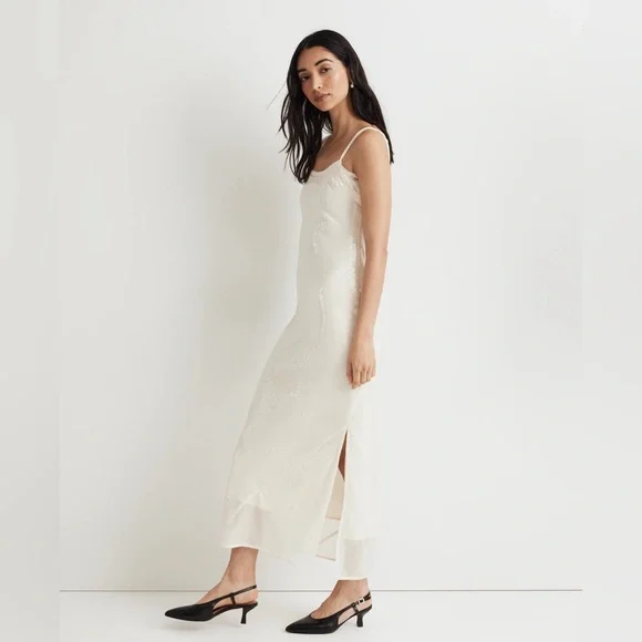 Madewell x Aimee Song Sequin Slip Maxi Dress - Picture 2 of 15